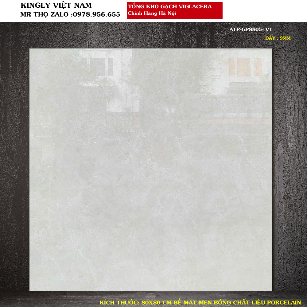 Gạch lát nền Viglacera 80x80 ATP-GP8805 Loại 1